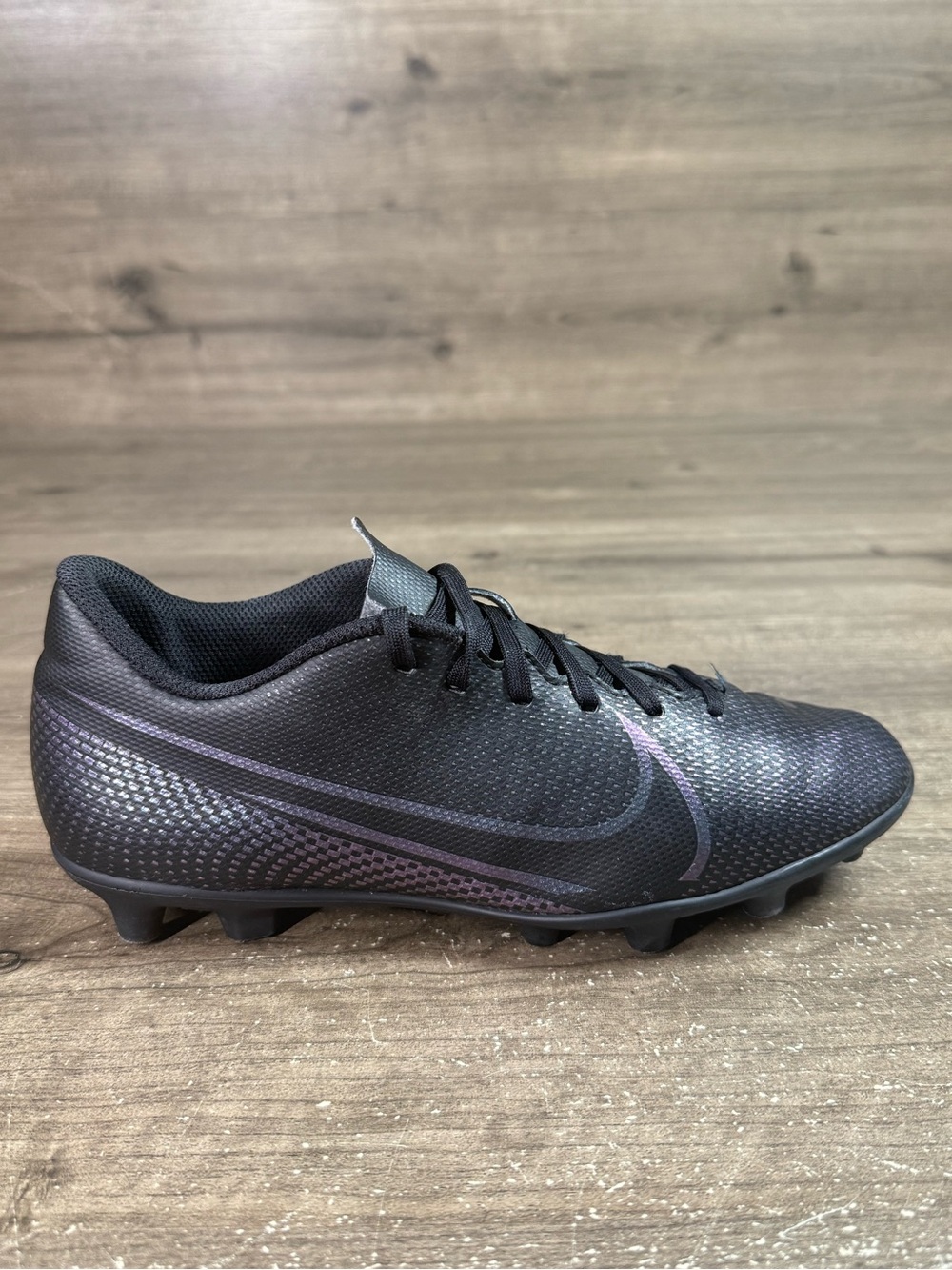 Nike Mercurial Vapor 13 Club FG/MG Soccer Cleats Size 5 Black AT7968-010